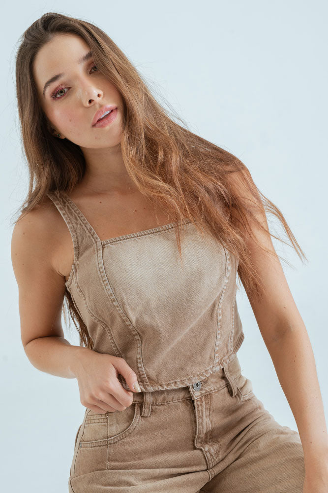 TOP COCOA DENIM