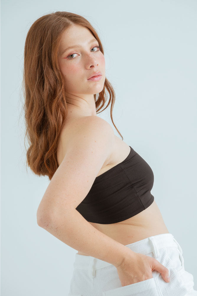 CROP TOP ASIMETRICO MACA