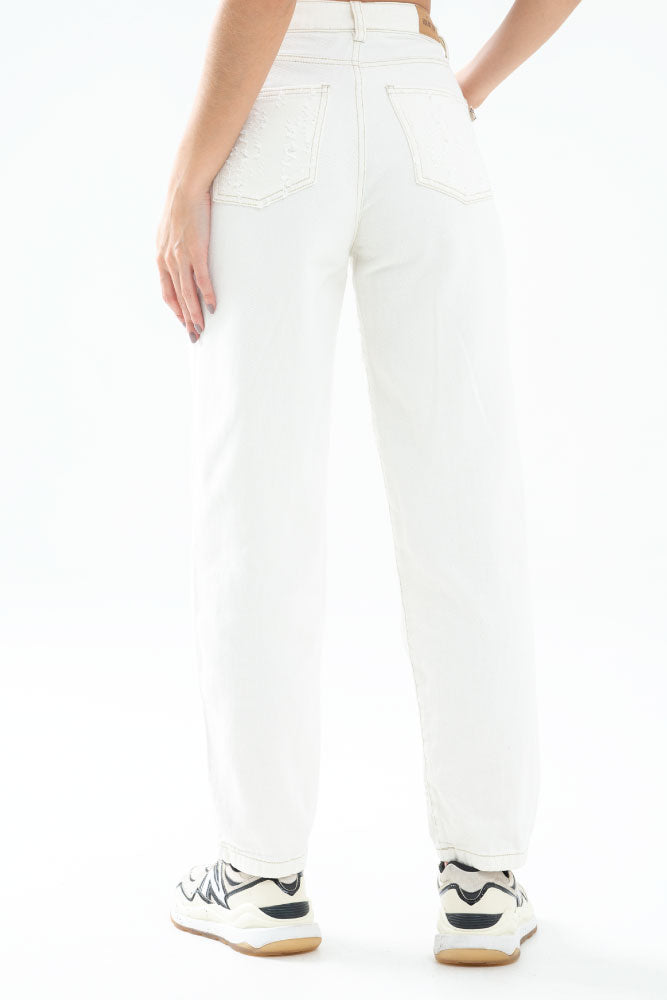 JEANS SLOUCHY NATURAL TEXTURA