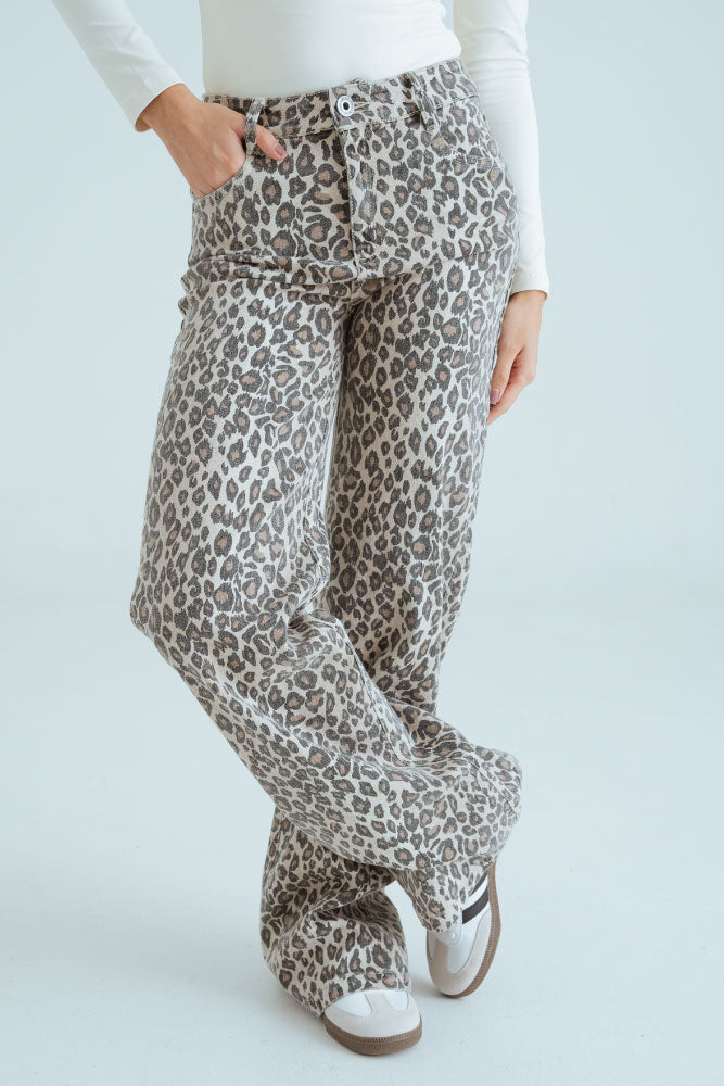 JEANS ANIMAL PRINT