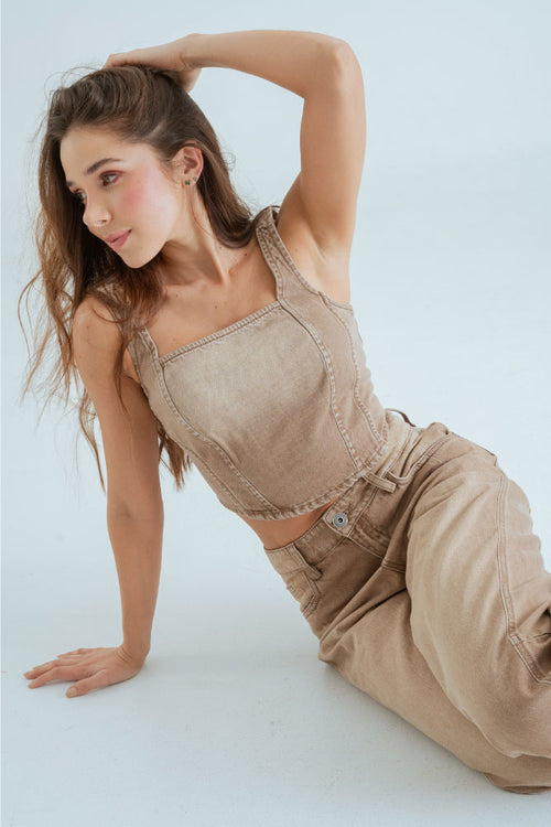 Top Cocoa Denim