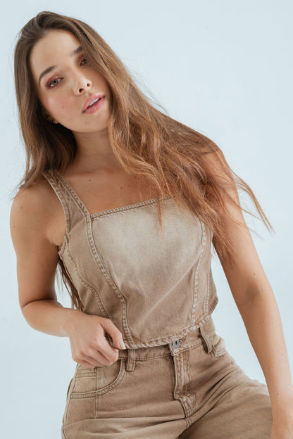 TOP COCOA DENIM