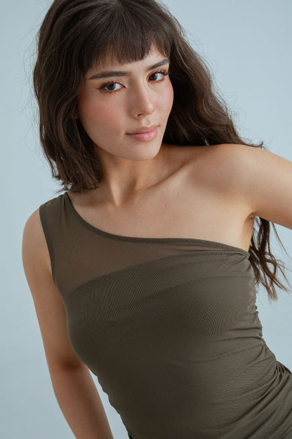 Top Asimetrico Mesh