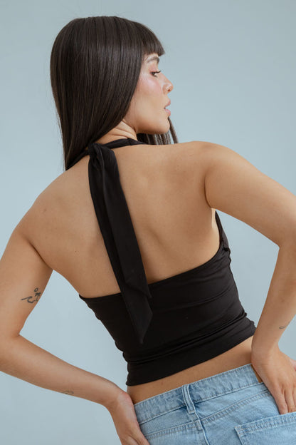TOP DRAPEADO HALTER