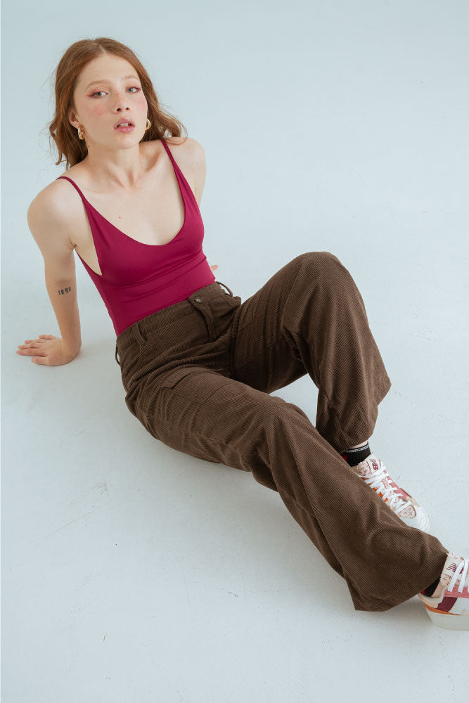 PANTALON CORDOROY CARGO