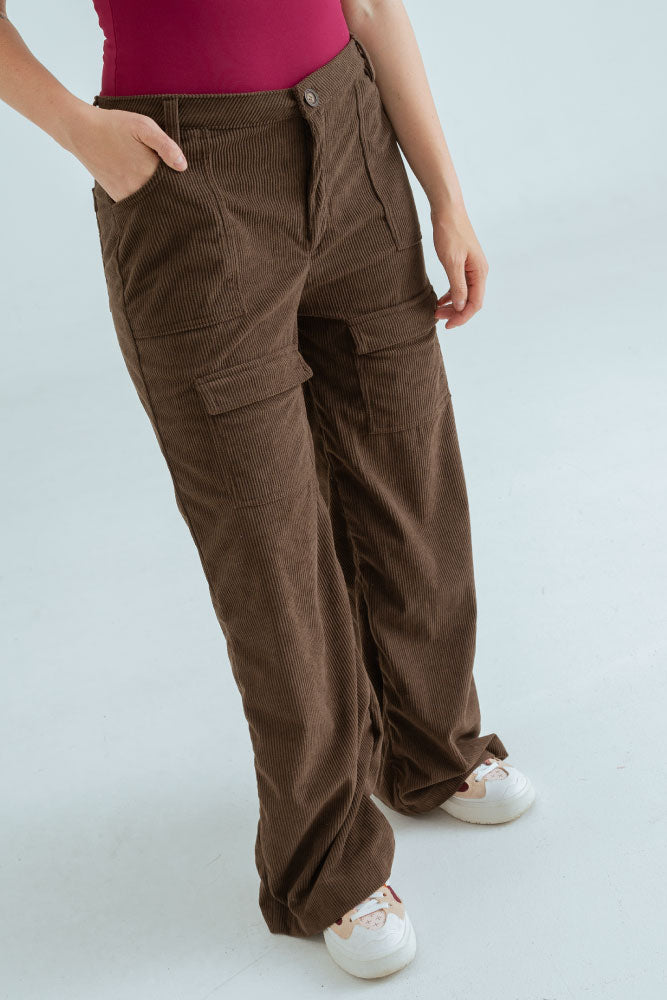 PANTALON CORDOROY CARGO