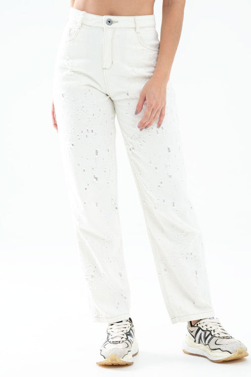 Jeans Slouchy Natural Textura