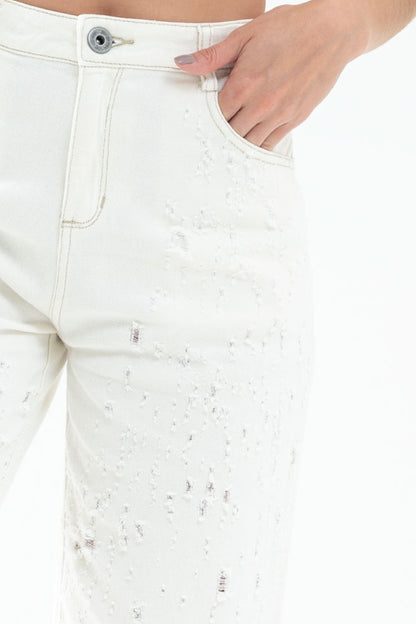 JEANS SLOUCHY NATURAL TEXTURA