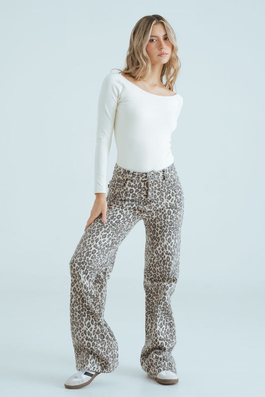 JEANS ANIMAL PRINT