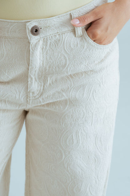 Jeans Jacquard Natural