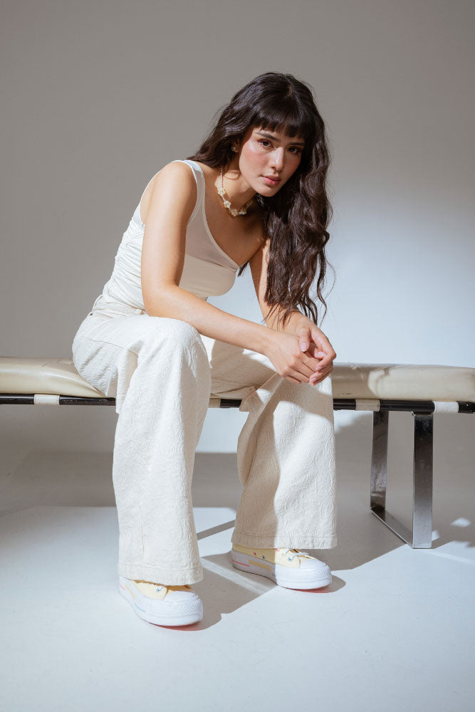 Jeans Jacquard Natural