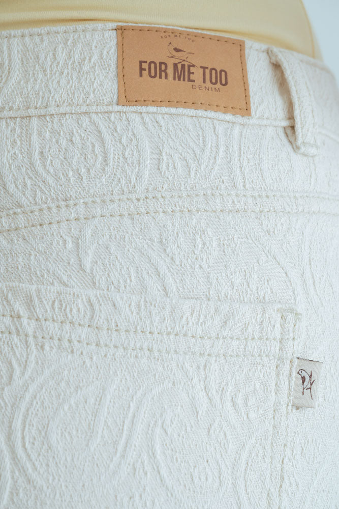 Jeans Jacquard Natural