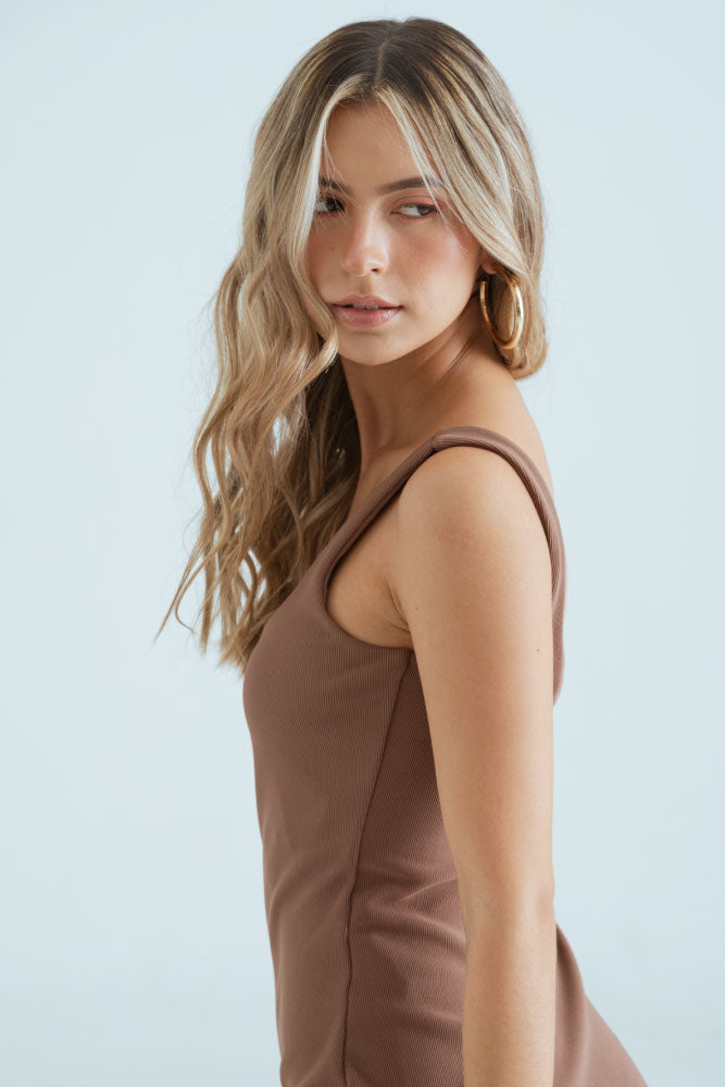 VESTIDO RIB MIDI