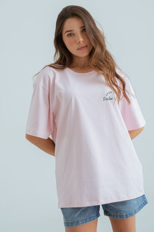 Camiseta Oversize Palm Beach
