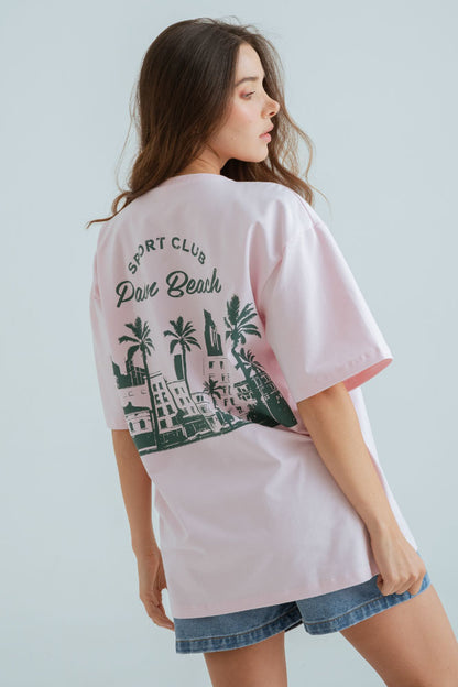 CAMISETA OVERSIZE PALM BEACH